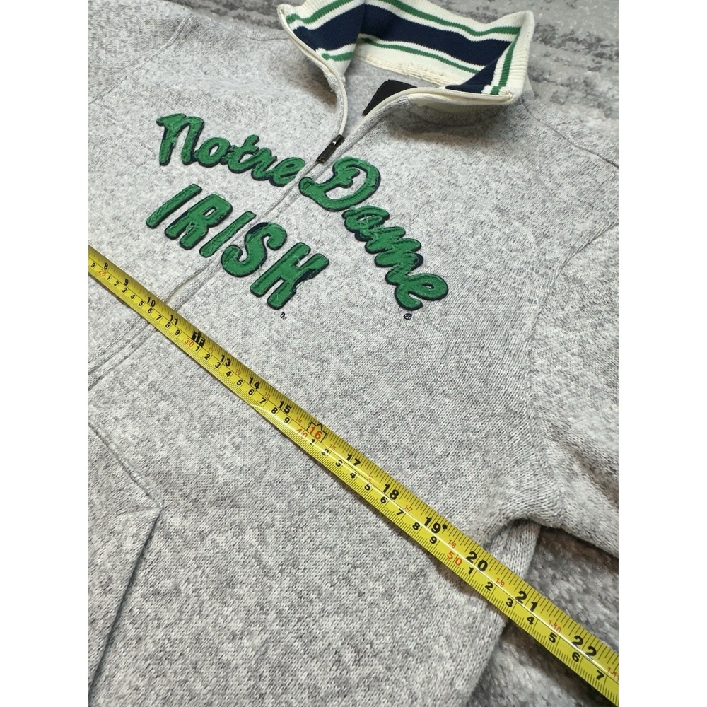 Adidas Notre Dame Fighting Irish Full Zip Sweater Jacket Knit Mens Size Small - Picture 5 of 11